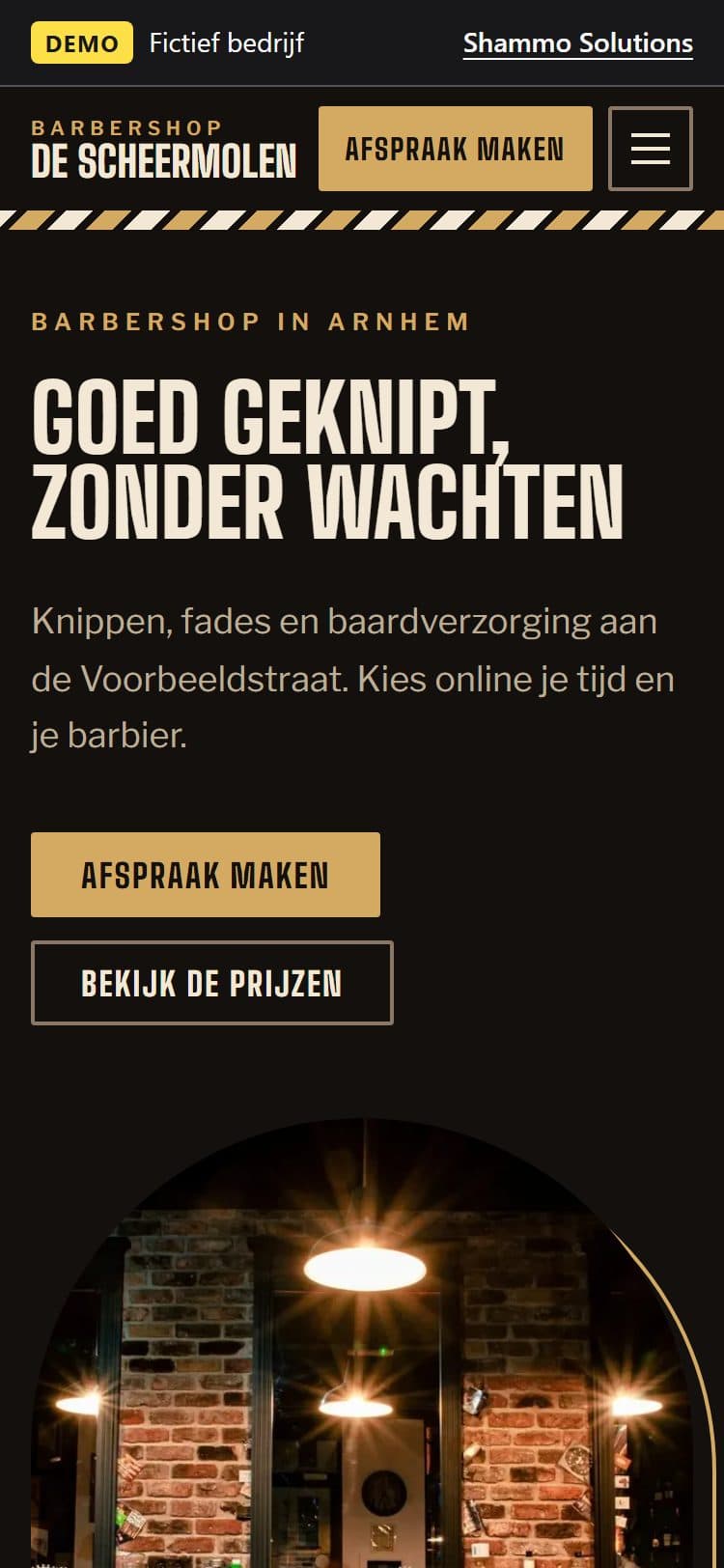 Schermafbeelding van Barbershop De Scheermolen (Mobiel)